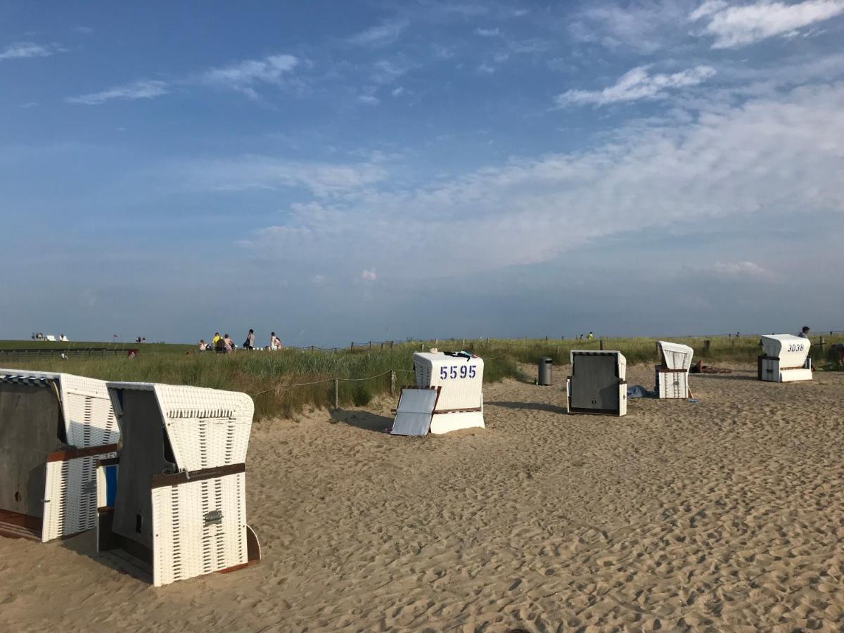 Ferienwohnung Ritthoff Perlebucht - Mit Strandkorb Am Meer Und Kostenloser Eintritt Ins Schwimmbad Busum Exterior photo