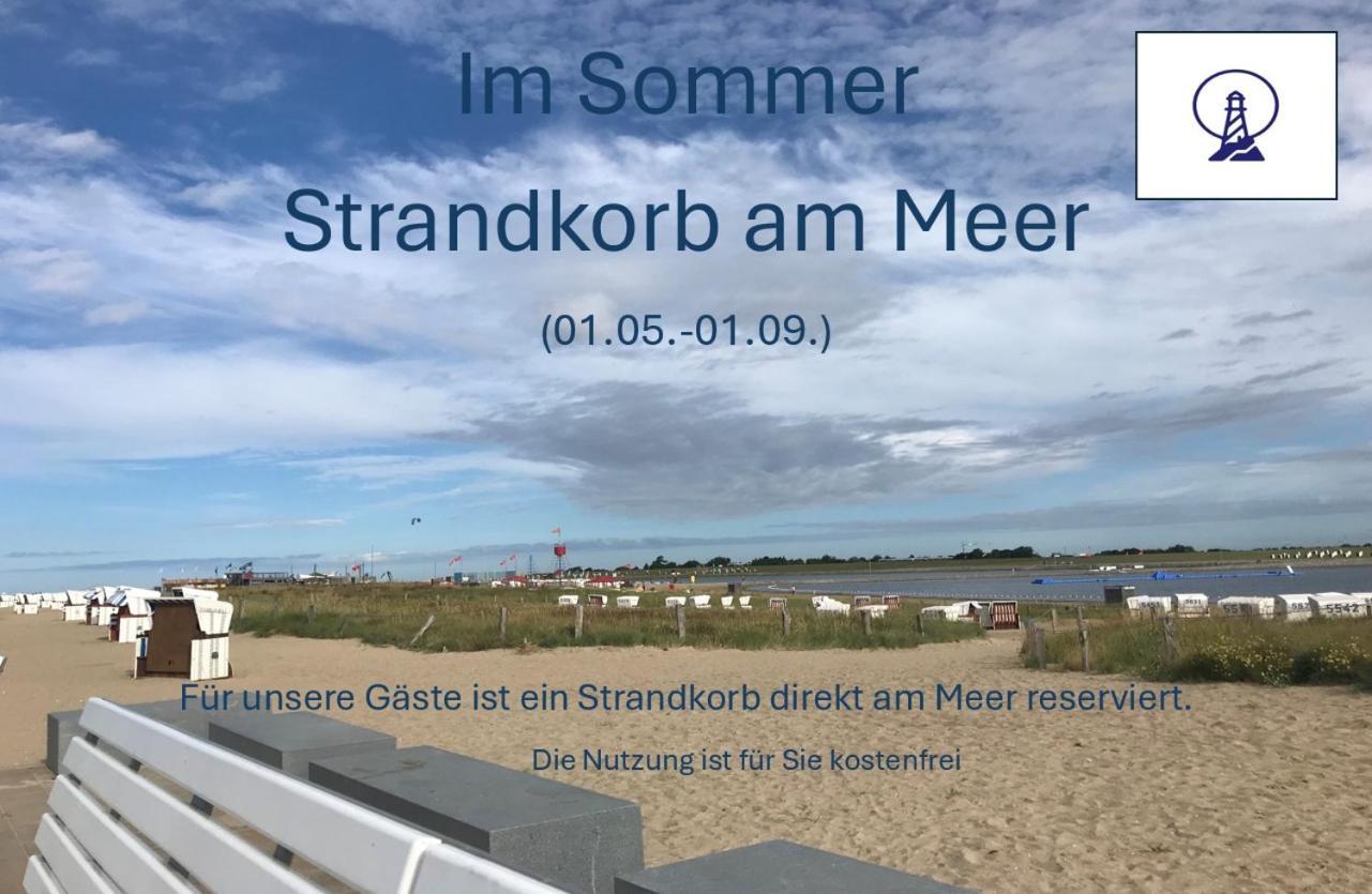 Ferienwohnung Ritthoff Perlebucht - Mit Strandkorb Am Meer Und Kostenloser Eintritt Ins Schwimmbad Busum Exterior photo